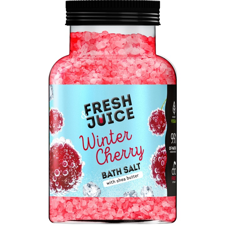 Sare de baie cu cirese de iarna FRESH JUICE 700 g