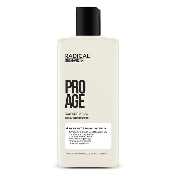 Шампоан за коса RADICAL Pro Age за зряла и боядисана коса, Kerascalp & Procolor Complex, 300 мл
