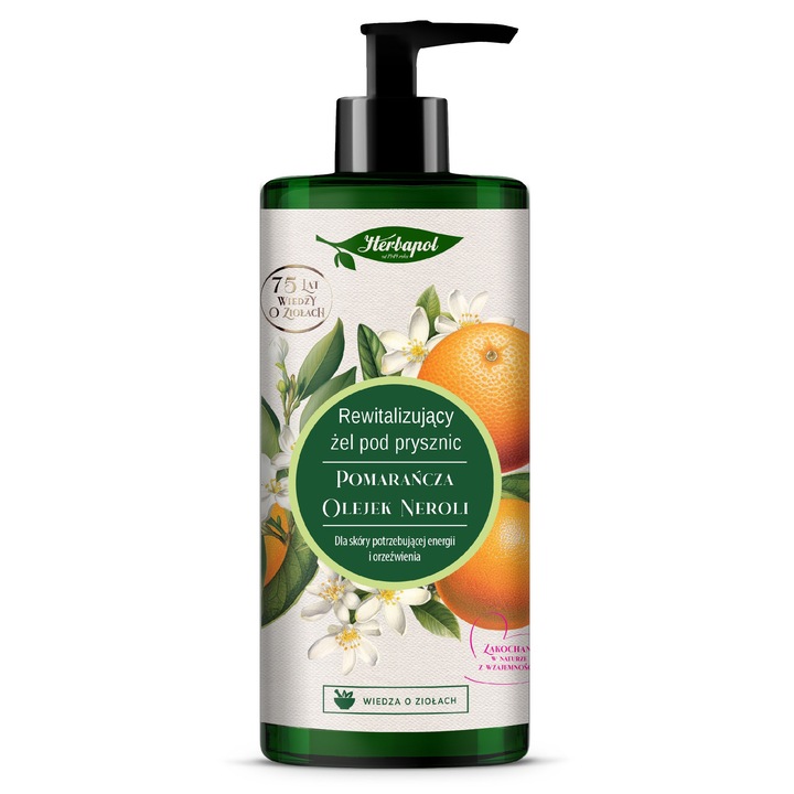 Herbapol tusfürdő, narancsolajjal és nerolival, 740ml