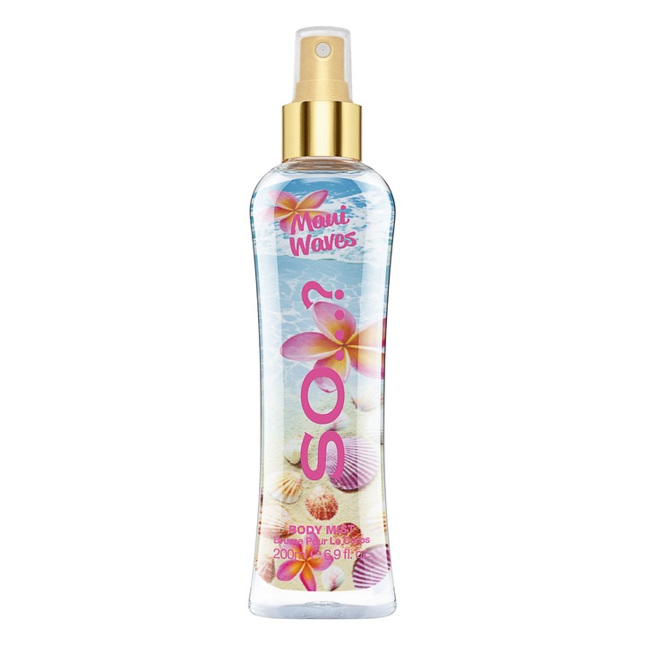 Spray parfumat pentru corp Fragrance Maui Waves, 200ml, tropical, fructat