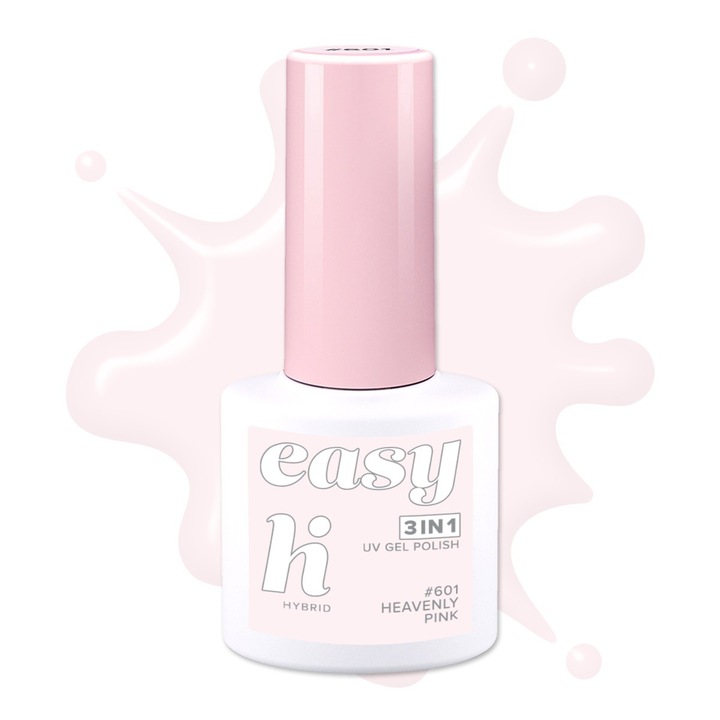 Oja hibrida HI HYBRID nr. 601 Heavenly Pink, 5 ml, roz deschis
