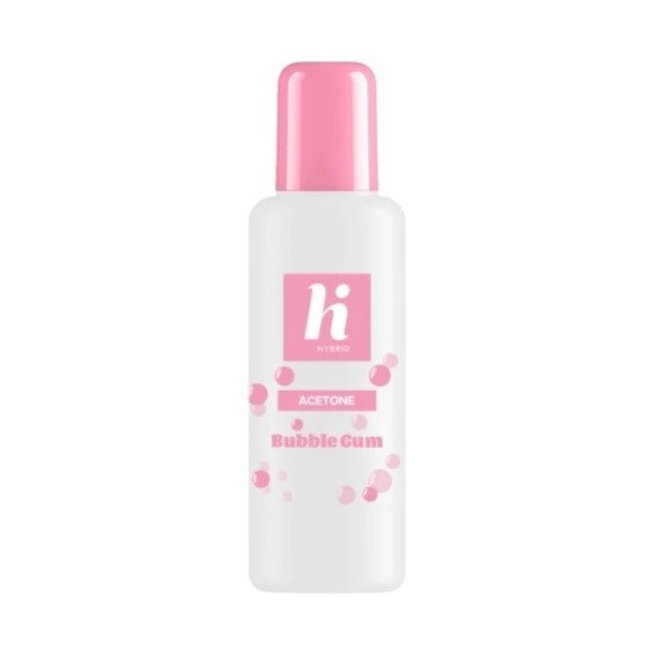 Лакочистител Hi Hybrid с ацетон, цвят Bubble Gum, 125 мл