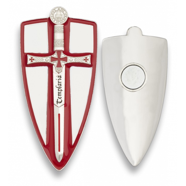 Breloc, Scut, Albainox, 8.00 cm, Zamac, Cromat