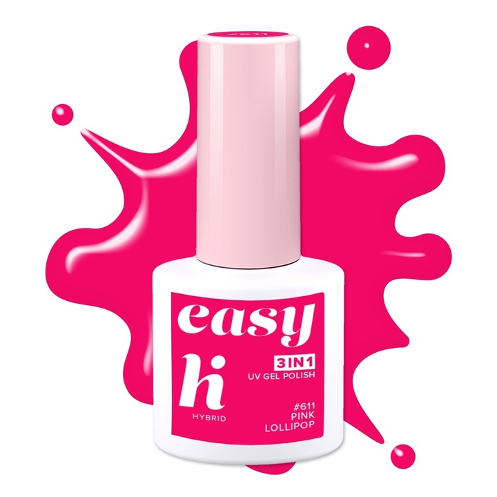 Oja hibrida HI HYBRID nr. 611 Pink Lollipop, 5 ml, neon, 3 in 1