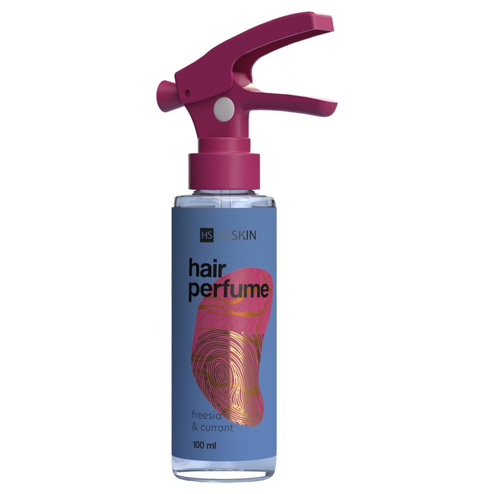 Hiskin Freesia & Currant hajparfüm 100 ml, virágos-gyümölcsös