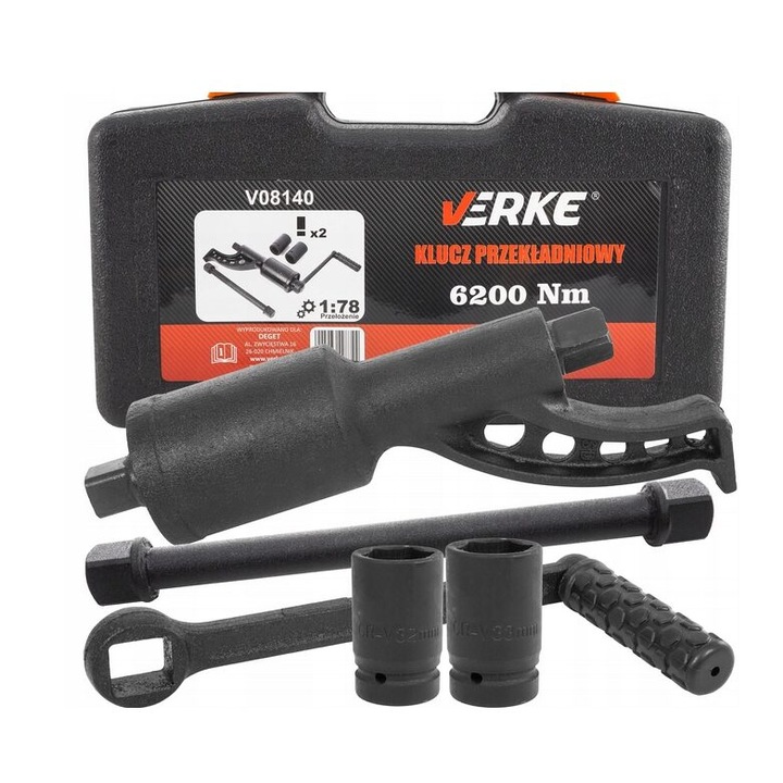 Reductor forta camion 6200 Nm, pentru prezoane si suruburi, Verke