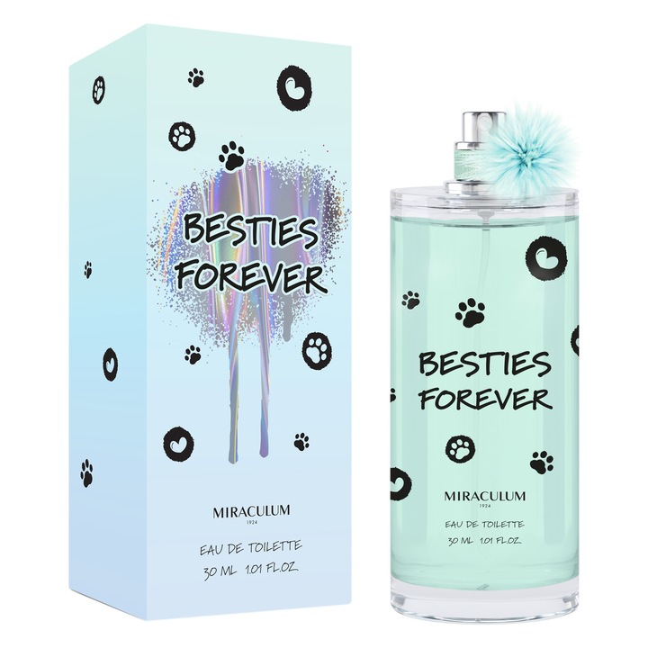 Parfüm tinédzsereknek Miraculum Besties Forever, 30ml, gyümölcsös és virágos illatjegyek