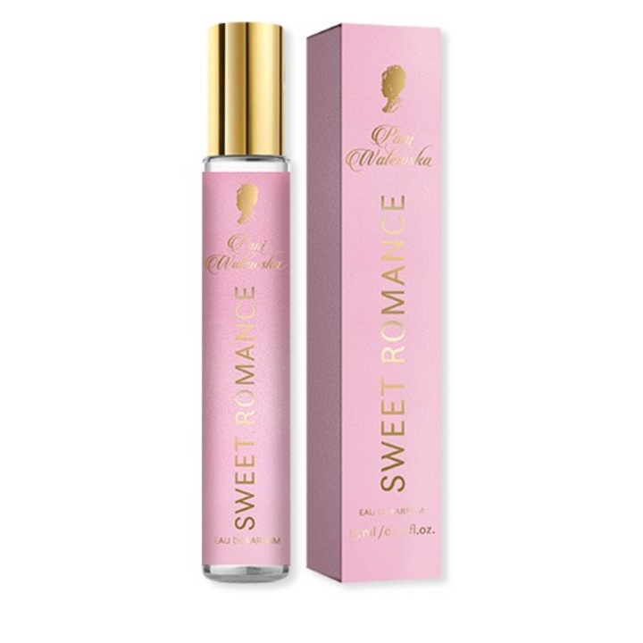 Pani Walewska Sweet Romance Eau de Parfum, 15 ml, fehér virágok/gyümölcsök/vanília