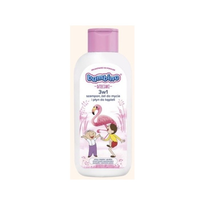 Gel de dus si sampon 2 in 1 Nivea Bambino, pentru copii, fara parabeni, 400 ml