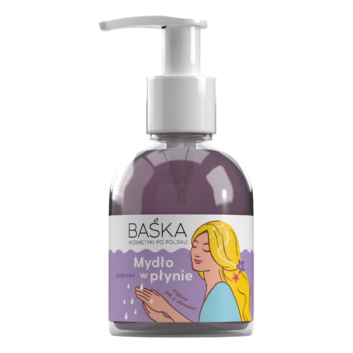 SOLVERX folyékony szappan, BASKA Cosmetics, málna ízű, 250ml