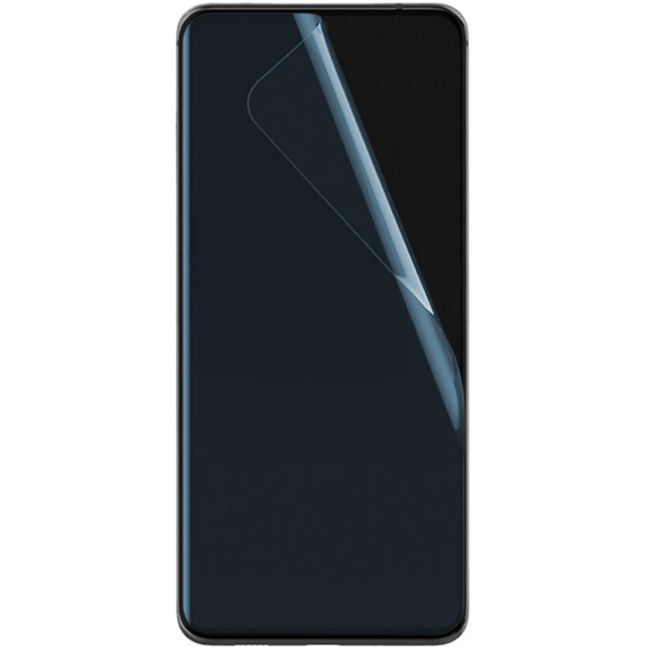 Folie silicon tokbarát átlátszó, kompatibilis a Honor X7d 5G-vel, regenerálható hidrogél, rugalmas hidro-kristály, teljes ragasztó, könnyű telepítés, bármilyen védőtokkal kompatibilis, biztonságos képernyő, átlátszó