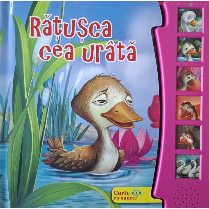 Ratusca cea urata, cu sunete, editura Flamingo