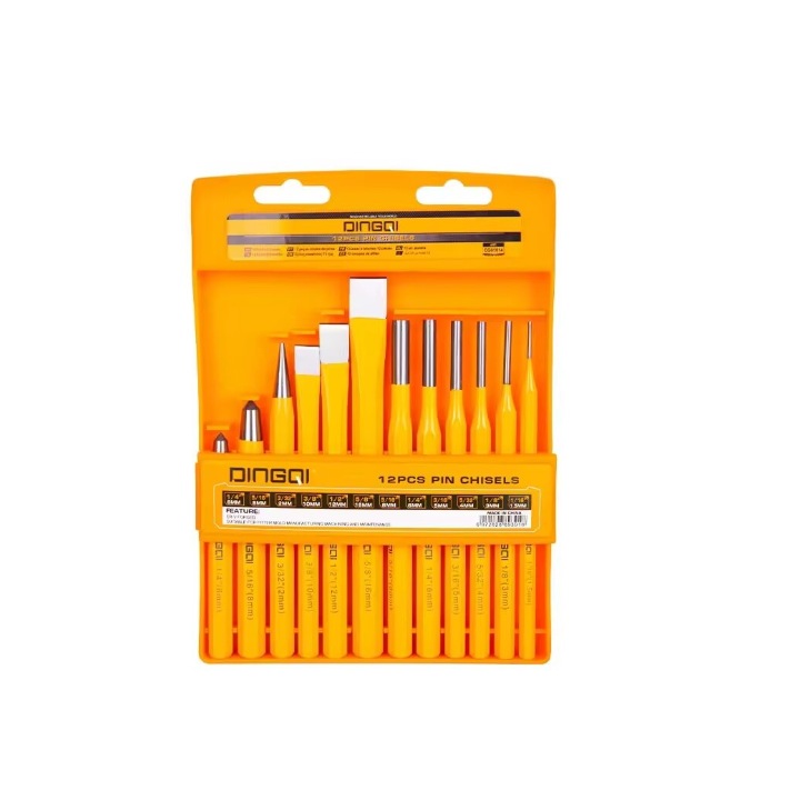 Dalta profesionala, Dorn, Punctator, Otel CR-V, set 12 piese