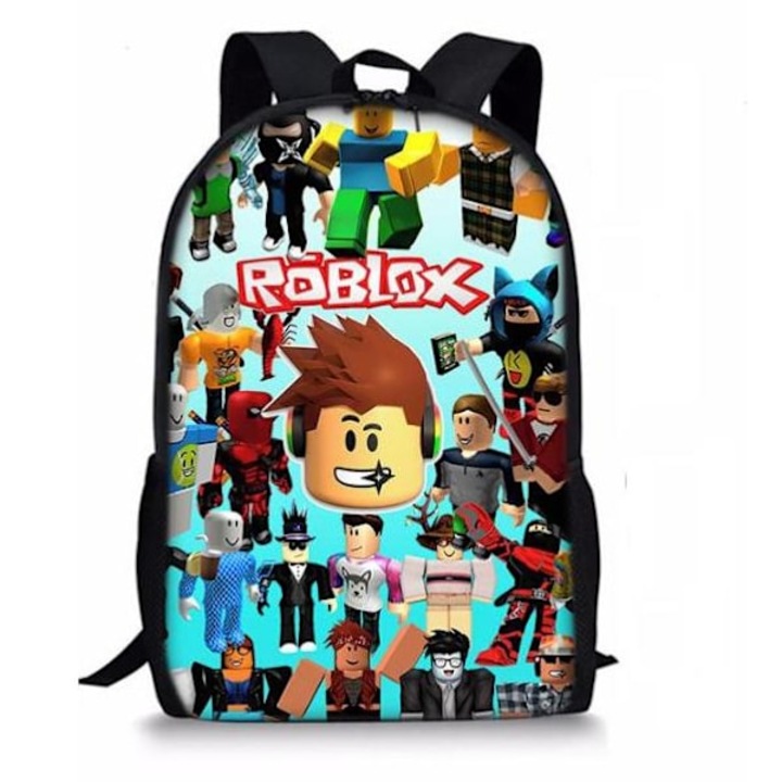 3 db 3D Roblox iskolatáska szett, poliészter, többszínű, nagy kapacitású