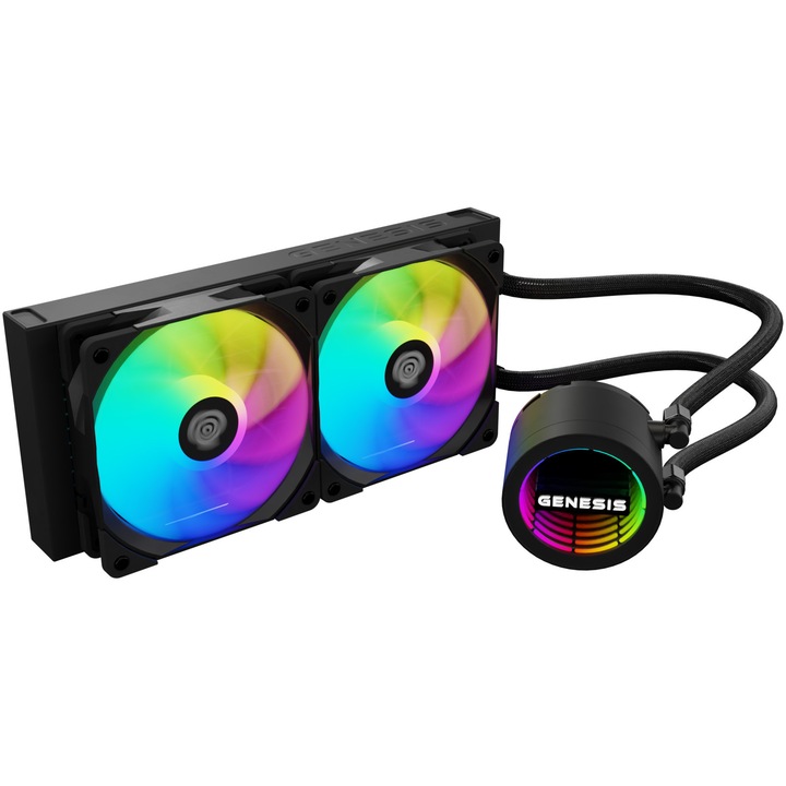 Охладител за процесор GENESIS HYDRIA 240 ARGB, BLACK