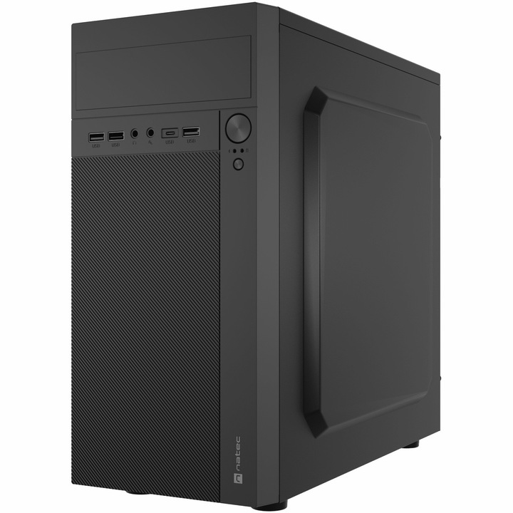Компютърна кутия NATEC HELIX USB-C MATX MINI TOWER BLACK