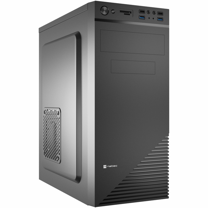 Carcasa NATEC CABASSU G2 MID TOWER BLACK