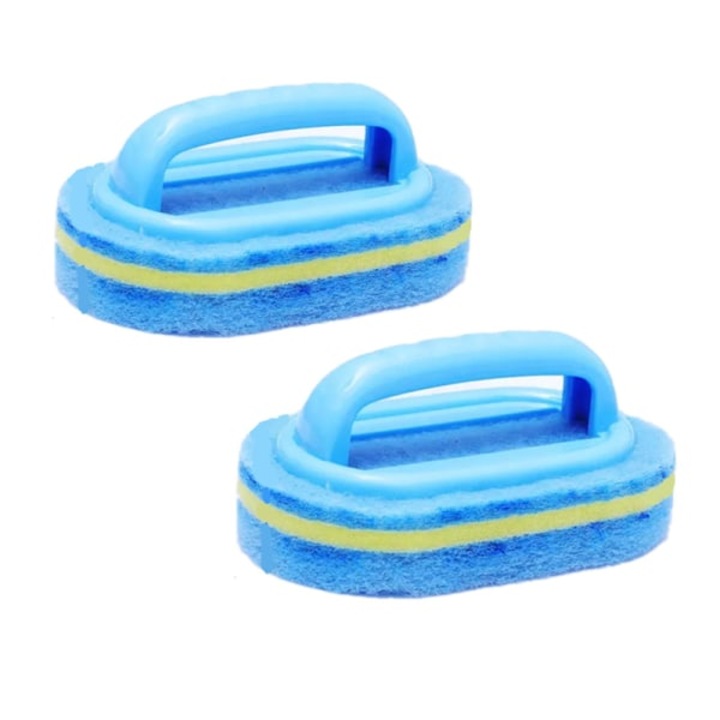 Set de perii de curatare pentru bucatarie si baie, albastru, 2 bucati