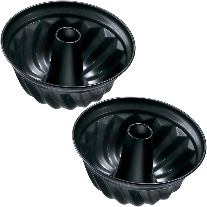 2 sütőforma szett, Szénacél, Fekete