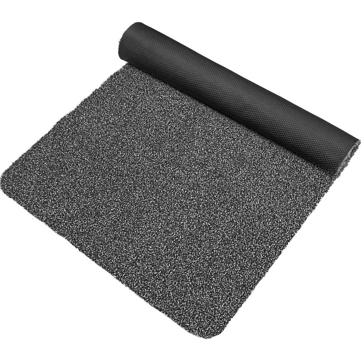 Bejárati szőnyeg, 42x67cm, nedvszívó, csúszásgátló, fekete