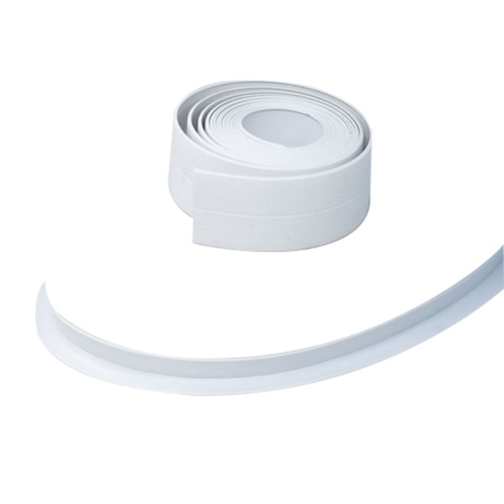 Banda adeziva de etansare pentru baie, alb, 3.2 m, 1 rola