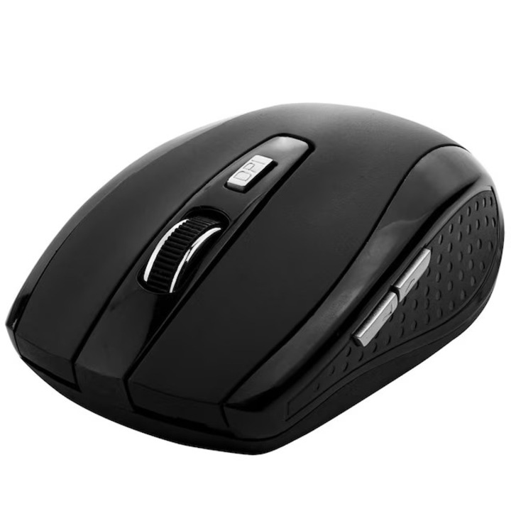 Mouse wireless, 6D optic, design ergonomic, DPI ajustabil, multicolor