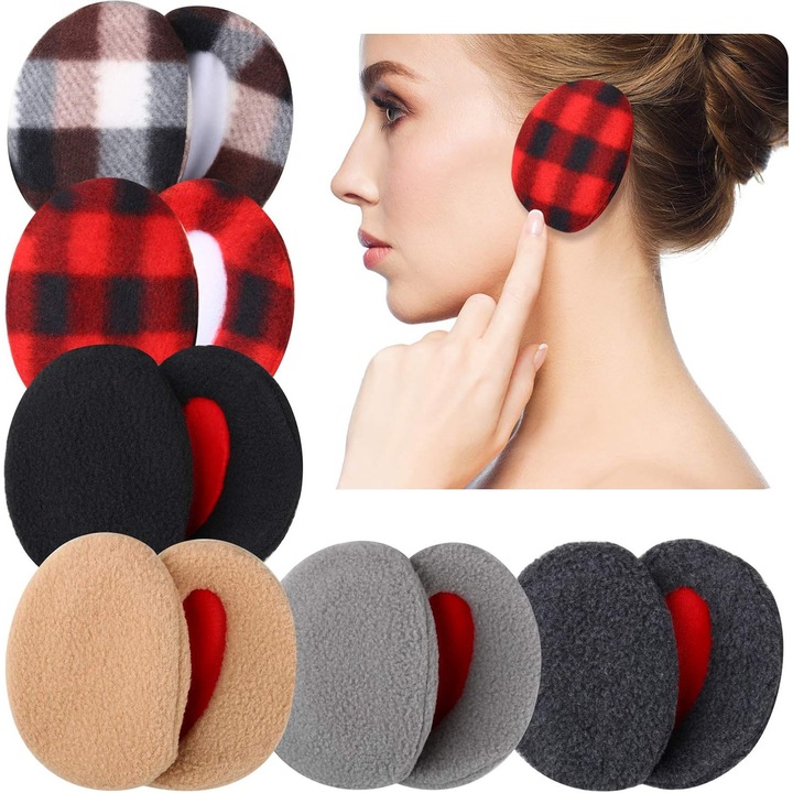 Set 6 perechi casti de iarna fara bretele, multicolor, dimensiune medie