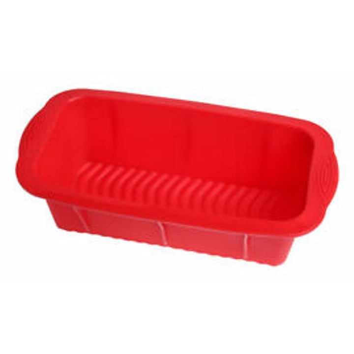 Szilikon sütőforma, 25.7x12x7.8cm, hőálló, élelmiszer-biztonságos