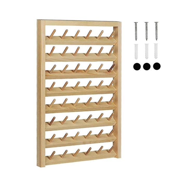 Suport pentru ata din lemn, 41x30cm