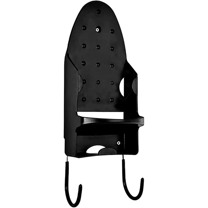 Suport pentru haine, montat pe perete, 31x15x11cm, plastic PBT, rezistent la caldura