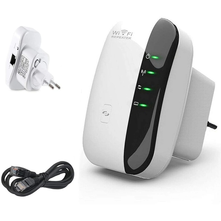 WiFi átjátszó, 300Mbps, 2.4GHz, RJ45 kábellel, használati útmutató