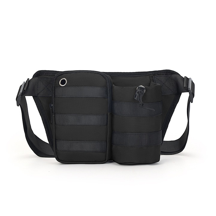 Messenger táska, vintage design, nagy kapacitású, szürke, 25x7x17cm