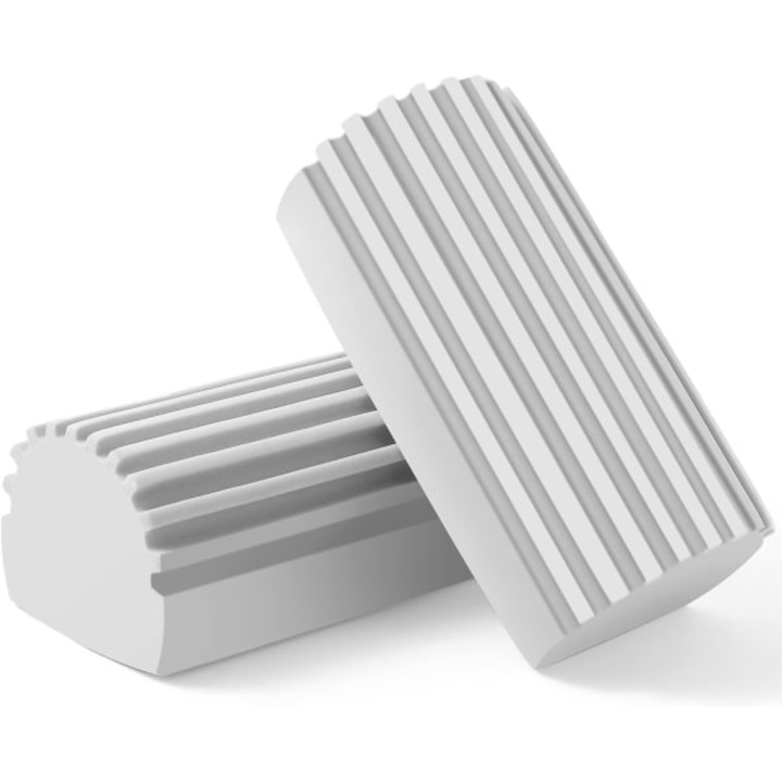 Set 2 bureti umedi pentru praf, gri, multifunctionali