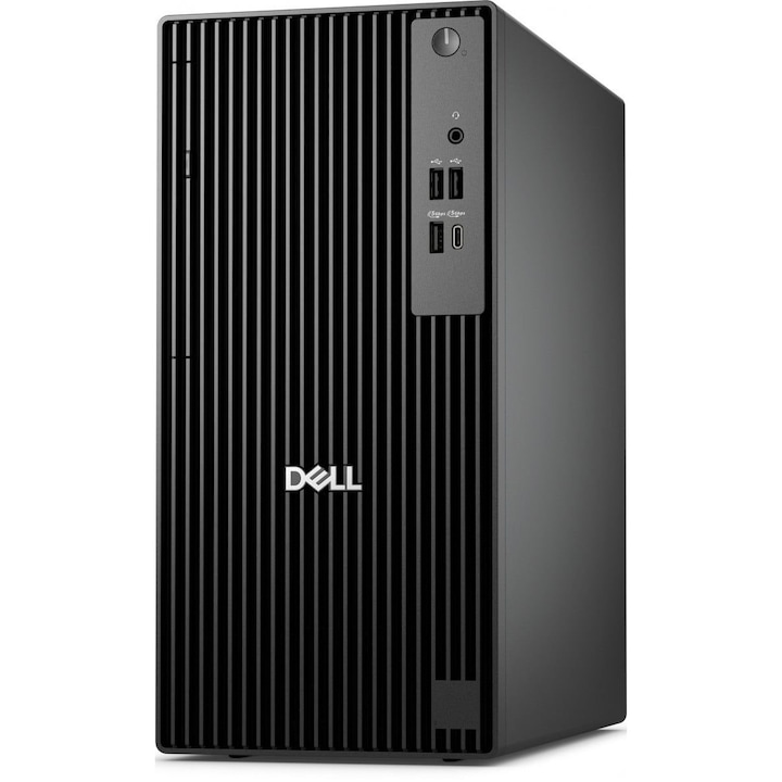 Настолен компютър Dell Pro Tower QCT1255, AMD 8700G 8 C / 16 T, 4.20 GHz - 5.1 GHz, 16 GB RAM, 512 GB SSD, AMD Radeon Graphics, Windows 11 Pro