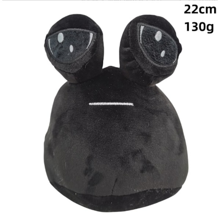 Jucarie de plus extraterestru, 22 cm, design unic, negru