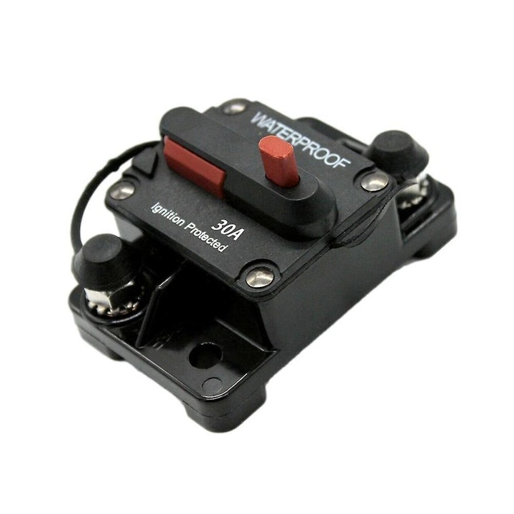 Siguranta electrica, 30A-300A, manual reset, impermeabil, 12-48V DC