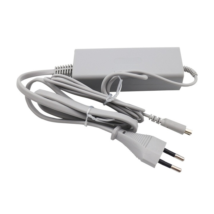 Adaptor de alimentare pentru controler Wii U, gri, set 1 buc