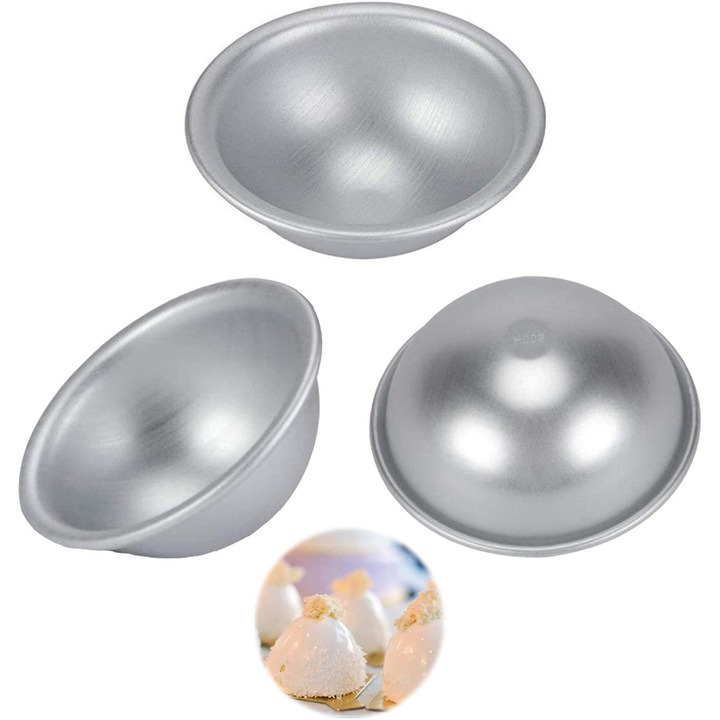 3 részes sütemény tepsi, alumínium, készlet