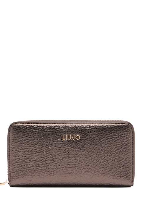 Liu Jo, Портмоне с цип и лого, Бронз