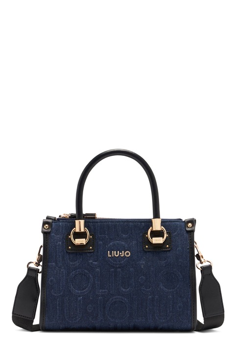 Liu Jo, Geanta mica din denim cu maner, Bleumarin