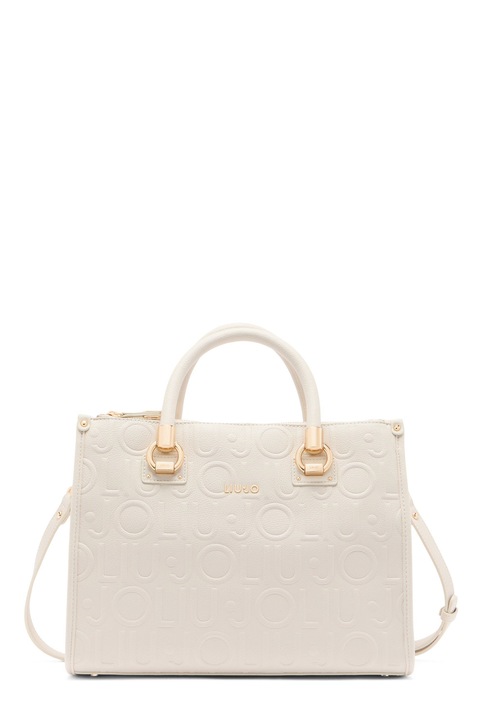 Liu Jo, Geanta din piele ecologica cu bareta de umar, Bej deschis