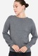 Liu Jo, Pulover cu maneci cazute, Gri, L