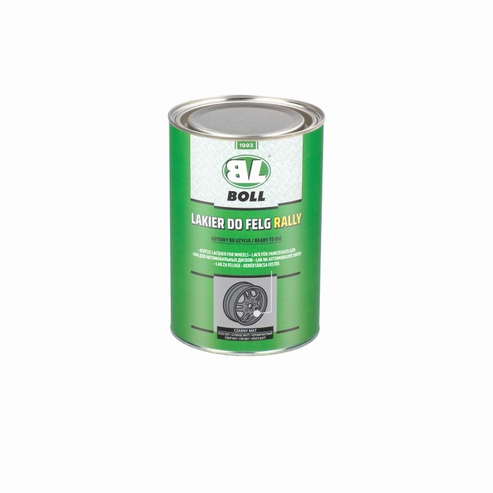 Boll akrilfesték, matt fekete, 1L, autófelnire