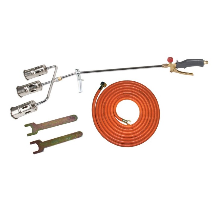 Tetőégő háromszoros fúvókával 3x50 mm / 5 méter