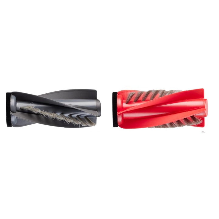 Két darab PAA-home központi kefe készlet, kompatibilis a Roborock Saros10R 20 20 Sonic modellel, hatékony tisztítás, piros/fekete