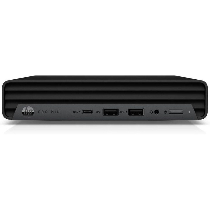 Asztali számítógép HP Pro 400 G9 Mini, Intel Core i5-12500T 6 mag / 12 szál, 2,0 GHz - 4,4 GHz, 7,5 MB gyorsítótár, 35 W, 16 GB RAM, 512 GB SSD, Intel UHD Graphics 770, Windows 11 Pro