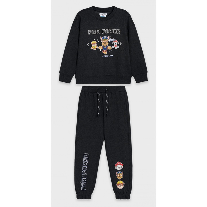 Compleu trening 2 piese Paw Patrol Power Start 31568, Negru