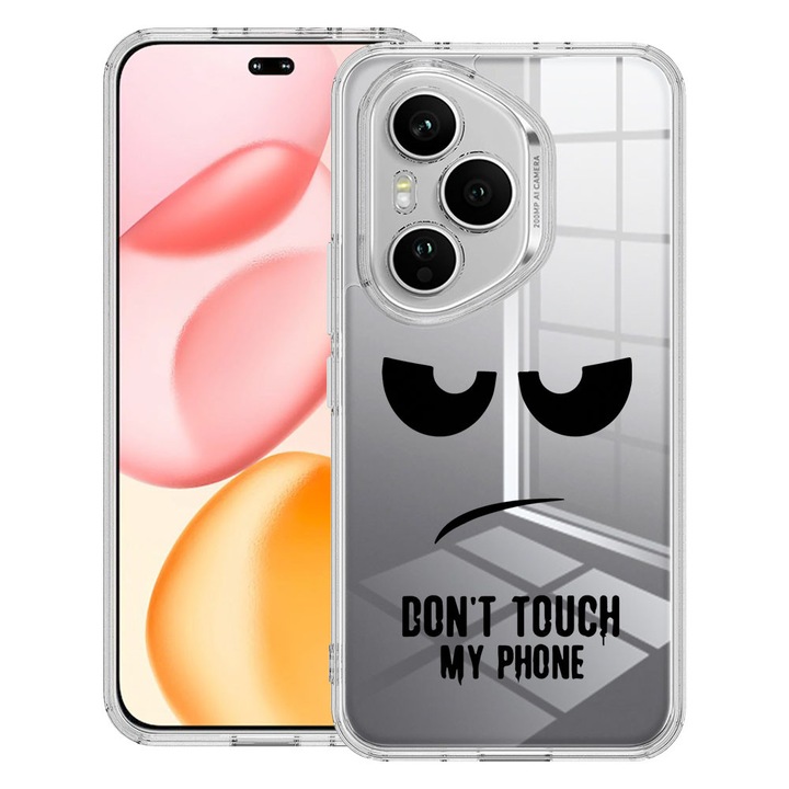 BestCase® Husa Clear Silicon pentru Honor 400 Pro, Don’t Touch My Phone, 2036424 T 90