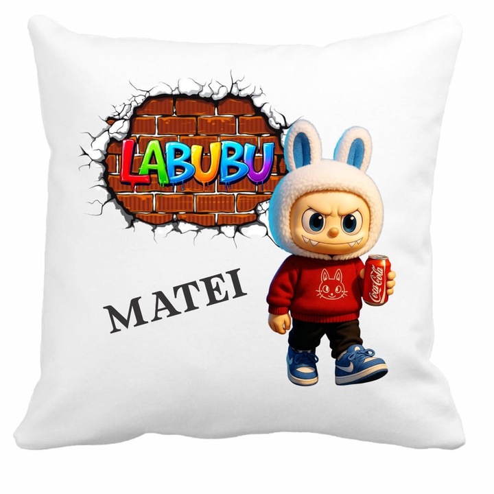 Perna, Labubu, Multicolor, 40×40 cm, PGR127