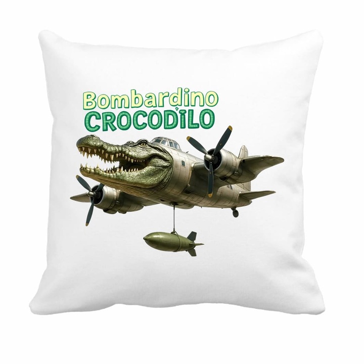 Perna, Bombardino Crocodilo, Multicolor, 40×40 cm, PGR124